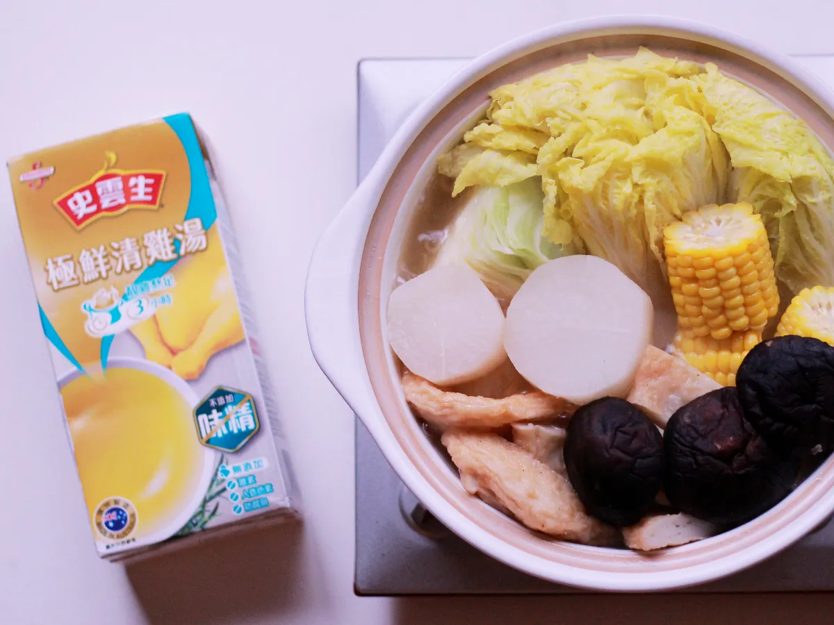 史雲生極鮮清雞湯料理_日式關東煮鍋與極鮮清雞湯