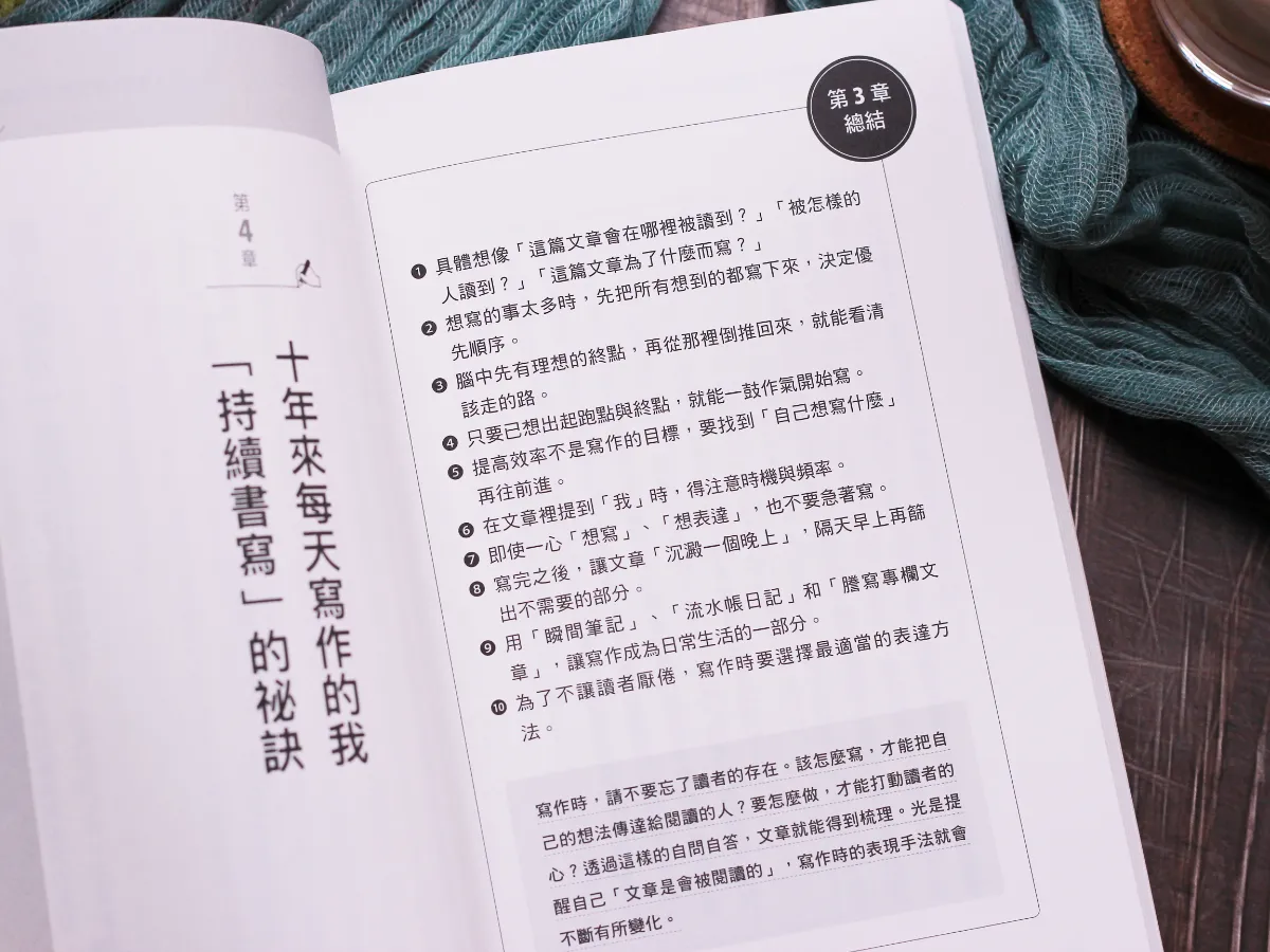 《日本暢銷書點評手的超寫作術》讀後感_章節總結